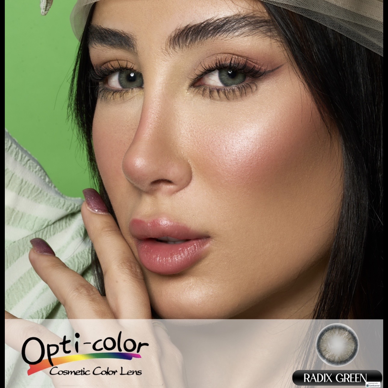 لنز رنگی سالانه اپتی کالر (Opti Color)