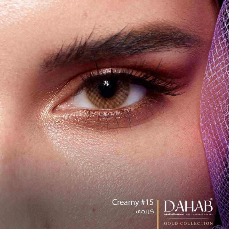 لنز رنگی سالانه دهب سری گلد (Dahab)